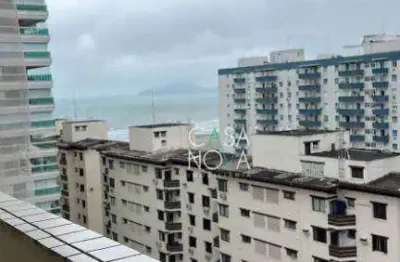 Apartamento com 2 dormitórios para alugar, 70 m² por r$ 3.380,00/mês - gonzaga - santos/sp