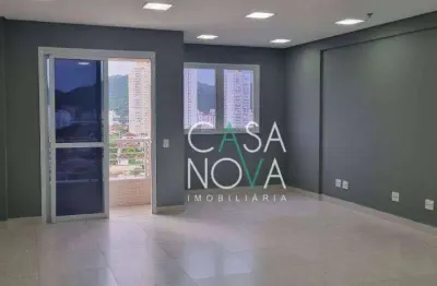 Sala para alugar, 42 m² por r$ 3.600,00/mês - encruzilhada - santos/sp