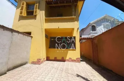 Sobrado com 3 dormitórios à venda, 218 m² por r$ 1.000.000,00 - encruzilhada - santos/sp