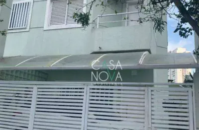 Sobrado com 3 dormitórios à venda, 88 m² por r$ 800.000,00 - campo grande - santos/sp