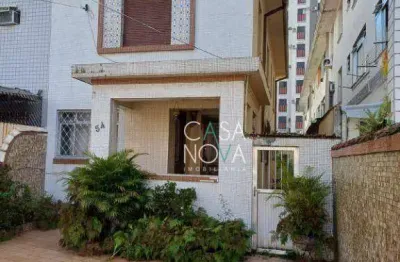 Sobrado com 3 dormitórios à venda, 202 m² por r$ 1.050.000,00 - campo grande - santos/sp