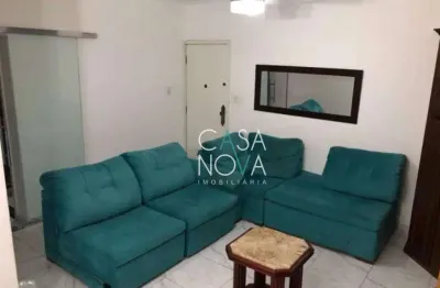 Apartamento com 2 dormitórios à venda, 65 m² por r$ 372.000,00 - centro - são vicente/sp