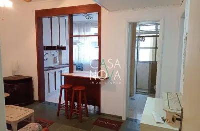 Apartamento a venda 1 dormitório, 1 vaga demarcada - gonzaga - santos - sp