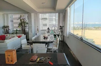 Apartamento à venda, 3 dormitórios sendo 1 suite, 187 metros quadrados - josé menino - santos - sp