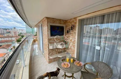 Apartamento com 2 dormitórios à venda, 103 m² por r$ 805.600,00 - vila valença - são vicente/sp