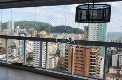 Apartamento com 3 dormitórios à venda, 129 m² por r$ 1.990.000,00 - aparecida - santos/sp