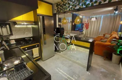 Apartamento com 1 dormitório à venda, 65 m² por r$ 721.000,00 - embaré - santos/sp