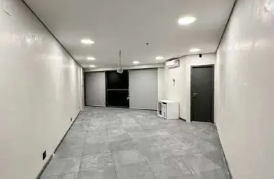 Sala para alugar, 42 m² por r$ 2.600,00/mês - valongo - santos/sp