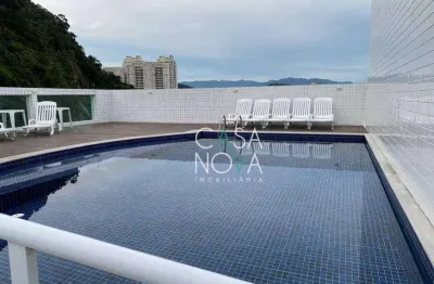 Apartamento com 2 dormitórios, 60 m² - venda por r$ 584.000,00 ou aluguel por r$ 4.200,00/mês - marapé - santos/sp