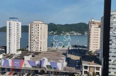 Apartamento com 2 dormitórios à venda, 96 m² por r$ 355.000,00 - gonzaguinha - são vicente/sp