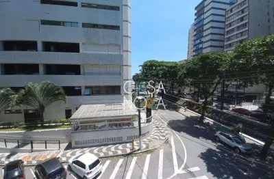 Apartamento com 3 dormitórios para alugar, 250 m² por r$ 6.760,00/mês - boqueirão - santos/sp
