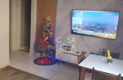 Apartamento com 2 dormitórios à venda, 72 m² por r$ 320.000,00 - centro - são vicente/sp