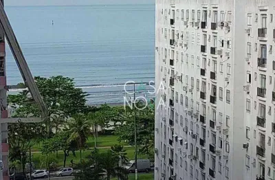 Kitnet com 1 dormitório à venda, 28 m² por r$ 238.500,00 - embaré - santos/sp