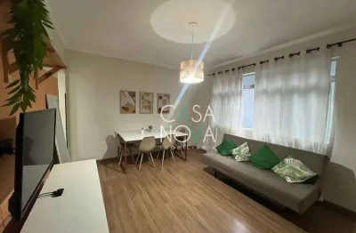 Apartamento com 2 dormitórios à venda, 100 m² por r$ 450.000,00 - encruzilhada - santos/sp