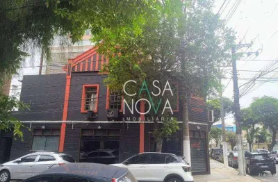 Sobrado para alugar, 144 m² por r$ 10.000,00/mês - pompéia - santos/sp