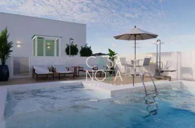Apartamento com 2 dormitórios à venda, 76 m² por r$ 860.000,00 - embaré - santos/sp
