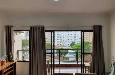 Apartamento com 3 dormitórios à venda, 140 m² por r$ 810.000,00 - marapé - santos/sp