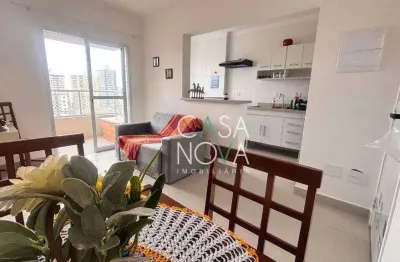 Apartamento com 1 dormitório à venda, 42 m² por r$ 447.000,00 - aviação - praia grande/sp