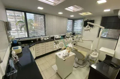 Conjunto comercial com instalações para consultório dentário - gonzaga - santos - sp