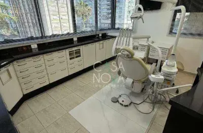 Conjunto comercial com instalações para consultório dentário - gonzaga - santos - sp