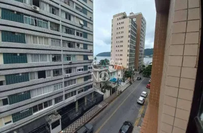 Apartamento com 1 dormitório à venda, 50 m² por r$ 240.000,00 - boa vista - são vicente/sp