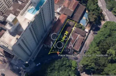 Terreno à venda na Praça Nossa Senhora Aparecida, Aparecida, Santos