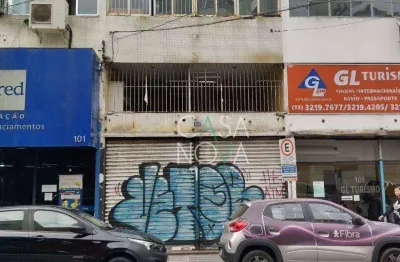 Ponto comercial para alugar na Rua Riachuelo, Centro, Santos