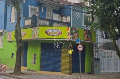 Sobrado com 3 dormitórios para alugar, 200 m² por r$ 12.300,00/mês - pompéia - santos/sp
