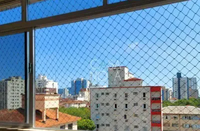 Apartamento com 2 dormitórios para alugar, 94 m² por r$ 3.650,00/mês - embaré - santos/sp