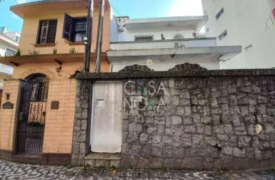 Sobrado para alugar, 235 m² por r$ 15.000,00/mês - gonzaga - santos/sp