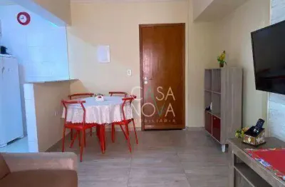 Apartamento com 1 dormitório para alugar, 37 m² por r$ 2.950,00/mês - josé menino - santos/sp