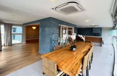 Apartamento empreendimento manihi  com 5 dormitórios à venda, 255 m² por r$ 3.800.000 - aparecida - santos/sp