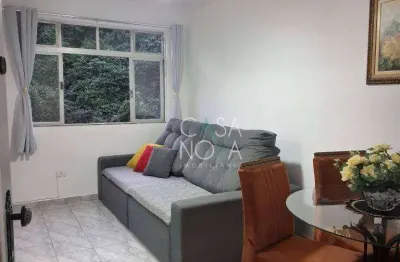 Apartamento com 1 dormitório à venda, 43 m² por r$ 295.000,00 - morro dos barbosas - são vicente/sp