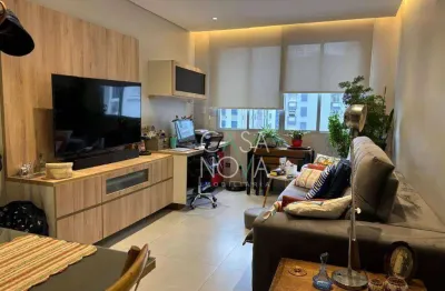 Apartamento com 1 dormitório à venda, 59 m² por r$ 583.000,00 - boqueirão - santos/sp