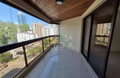 Apartamento com 4 dormitórios à venda, 173 m² por r$ 1.550.000,00 - embaré - santos/sp
