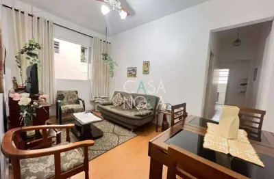 Apartamento com 2 dormitórios à venda, 70 m² por r$ 390.000,00 - josé menino - santos/sp