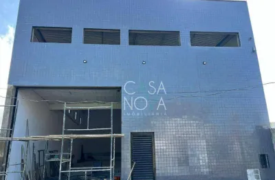 Galpão, 350 m² - venda por r$ 900.000,00 ou aluguel por r$ 6.800,00/mês - jardim princesa - praia grande/sp