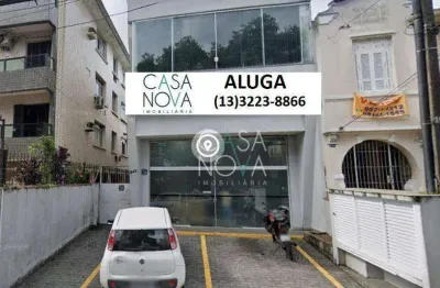 Ponto comercial com 2 salas para alugar na Avenida Washington Luís, Vila Mathias, Santos