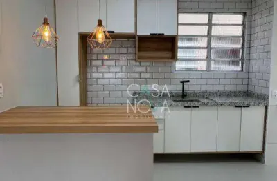 Apartamento com 1 dormitório à venda, 45 m² por r$ 390.000,00 - aparecida - santos/sp