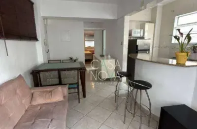 Apartamento com 1 dormitório para alugar, 53 m² por r$ 2.400,00/mês - centro - são vicente/sp