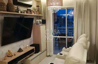 Apartamento com 2 dormitórios à venda, 64 m² por r$ 690.000,00 - marapé - santos/sp