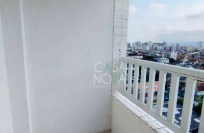 Apartamento com 2 dormitórios para alugar, 54 m² por r$ 2.700,00/mês - jardim independência - são vicente/sp