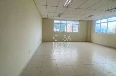 Sala para alugar, 50 m² por r$ 2.100,00/mês - vila matias - santos/sp