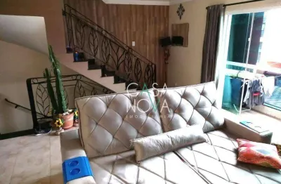 Sobrado, 3 dormitórios sendo 1 suíte à venda - santa maria - santos - sp