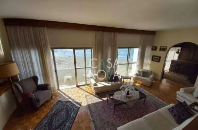 Apartamento com 4 dormitórios à venda, 235 m² por r$ 1.250.000,00 - ilha porchat - são vicente/sp