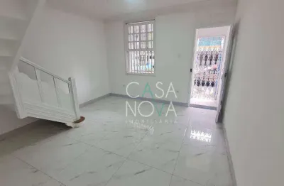 Sobrado com 2 dormitórios para alugar, 100 m² por r$ 4.000,00/mês - gonzaguinha - são vicente/sp