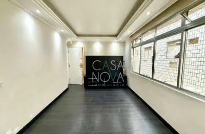 Apartamento com 2 dormitórios à venda, 83 m² por r$ 465.000,00 - encruzilhada - santos/sp