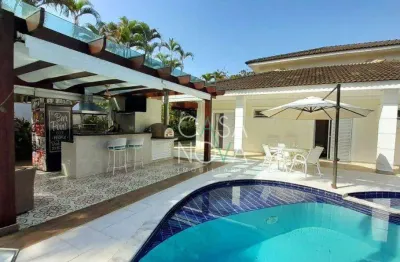 Casa com 5 dormitórios à venda, 350 m² por r$ 2.350.000,00 - balneário cidade atlântica - guarujá/sp