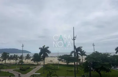Apartamento mobiliado para locação na avenida da praia no bairro pompeia em santos - sp