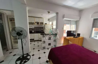 Studio com 1 dormitório para alugar, 50 m² por r$ 3.200,00/mês - ponta da praia - santos/sp
